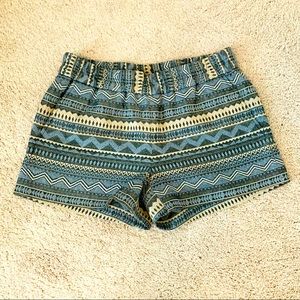 J. Crew patterned shorts